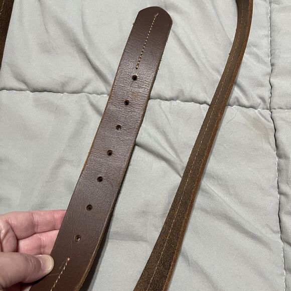 Levi Strauss & Co. Signature Men’s Leather Belt Size XL42 Brown - Picture 7 of 8